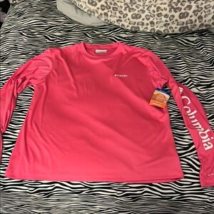 Columbia Bright Pink Performance Shirt